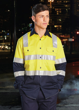 Biomotion Two Tone Safety Shirt With X Tape (WS-SW70)