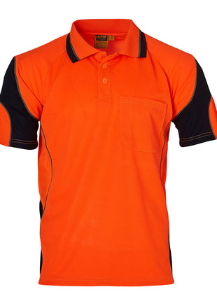 CoolDry® Hi Vis Mini Waffle Safety Polo (WS-SW71)