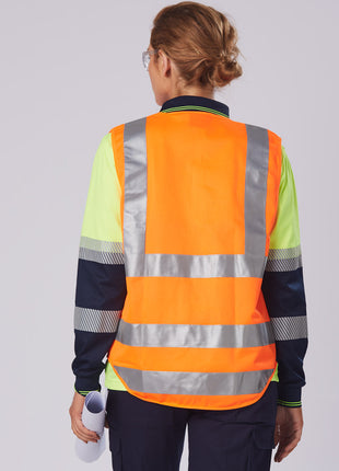 Biomotion Segmented TrueDry® Long Sleeve Safety Polo (WS-SW74)