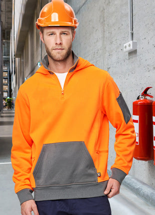 Hi Vis Premium Fleece Two Tone Hoodie (WS-SW78)