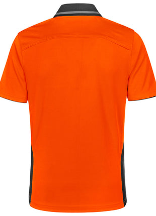 Hi Vis Bamboo Charcoal Vented Short Sleeve Polo (WS-SW79)