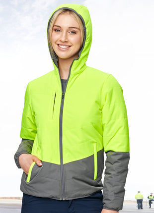 Hi Vis Quilted Two Tone Safety Jacket (WS-SW80)