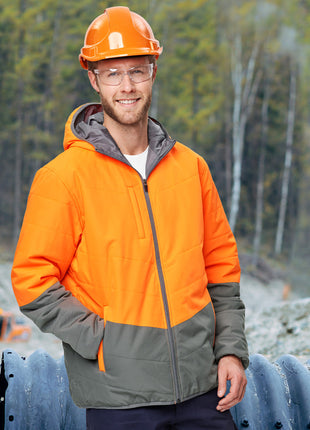 Hi Vis Quilted Two Tone Safety Jacket (WS-SW80)