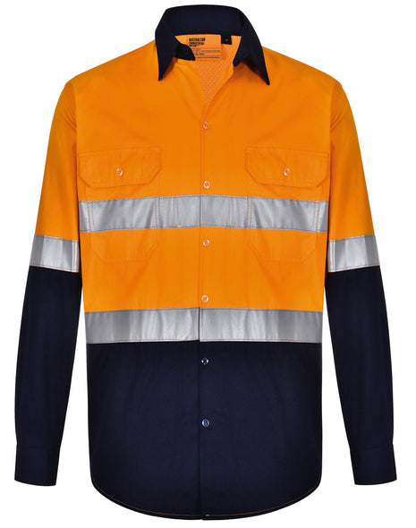 Hi Vis Cool-Breeze Safety Long Sleeve Shirt (Generic Tape) (WS-SW82)