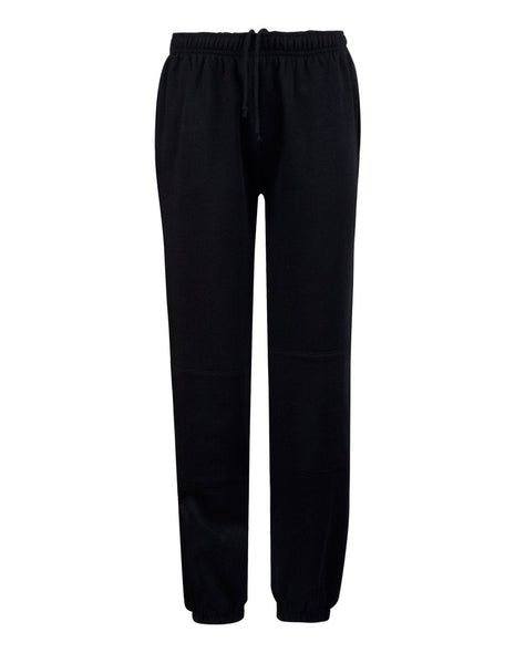 Kids Fleecy Trackpants With Zip Cuffs And Knee Padding (WS-TP01K)