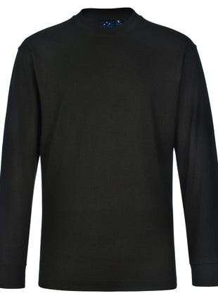 Mens Cotton Crew Neck Long Sleeve Tee (WS-TS02)