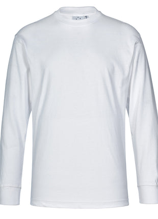 Mens Cotton Crew Neck Long Sleeve Tee (WS-TS02)