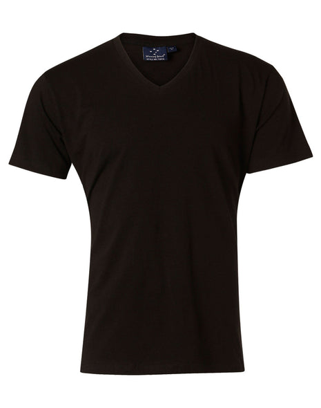 Mens V-Neck Short Sleeves Tee (WS-TS07A)