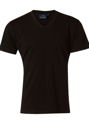 Mens V-Neck Short Sleeves Tee (WS-TS07A)