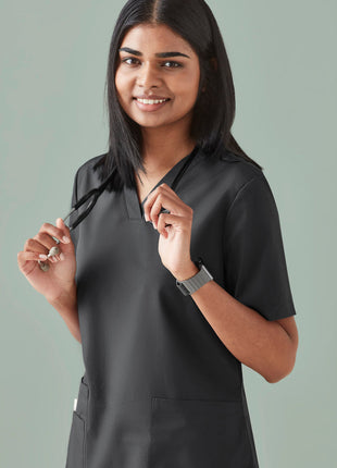 Tokyo Womens V-Neck Scrub Top (BZ-CST141LS)