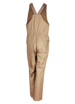Mens Cotton Drill Action Back Overall-Stout (WS-WA02)