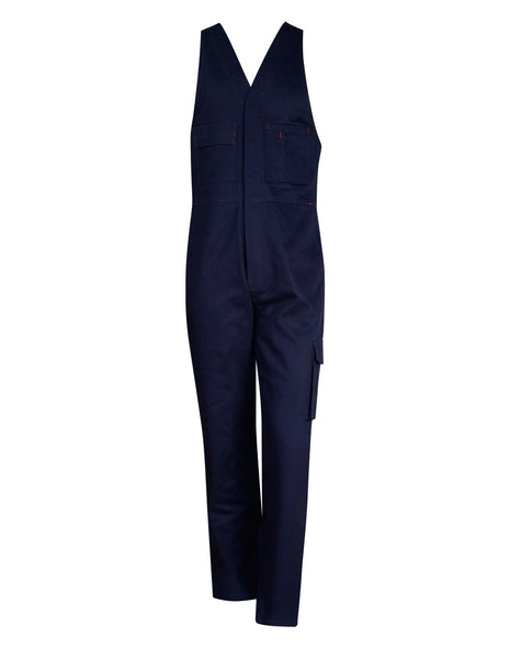 Mens Cotton Drill Action Back Overall-Stout (WS-WA02)