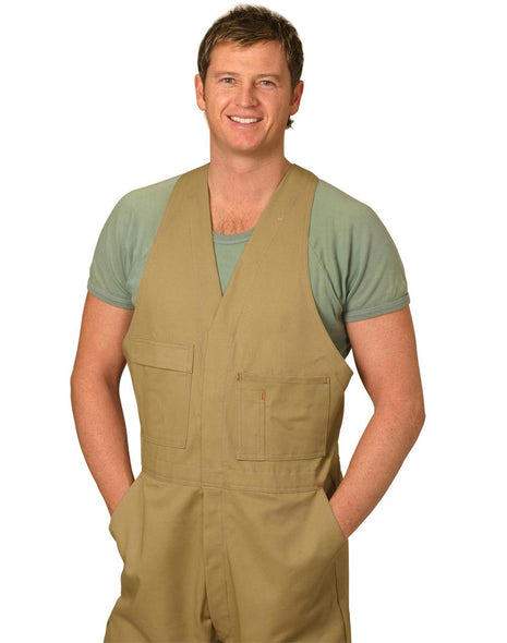 Mens Cotton Drill Action Back Overall-Regular (WS-WA01)