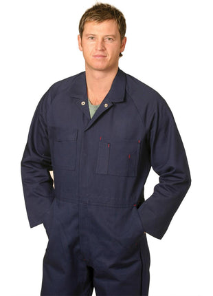 Mens Cotton Drill Coverall-Stout (WS-WA08)