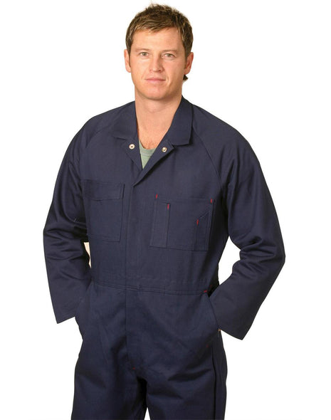 Mens Cotton Drill Coverall-Stout (WS-WA08)