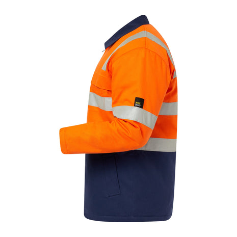 Hi Vis Cotton Jacket with Reflective Tape (NC-WJ8019)