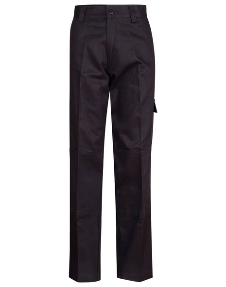 Mens Cotton Drill Pre-Shrunk Cargo Pants With Knee Pads (WS-WP03)
