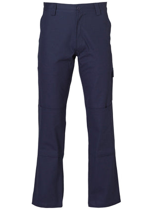 Mens Cotton Drill Pre-Shrunk Cargo Pants With Knee Pads (WS-WP03)