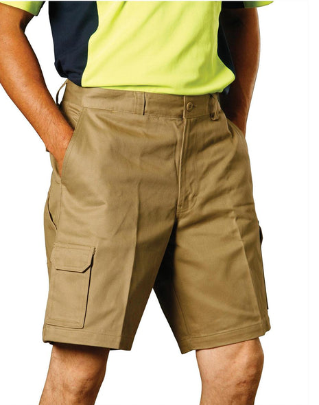 Mens Hvy Cotton Pre-Shr Drill Short (WS-WP06)