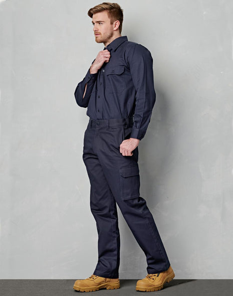 Drill Pant Pocket On Leg / Regular Fit (WS-WP07)