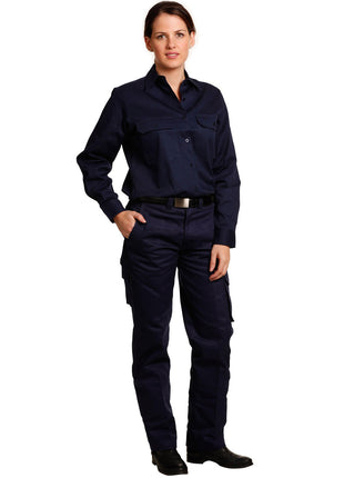 Womens Heavy Cotton Pre-Shrunk Drill Pant (WS-WP15)