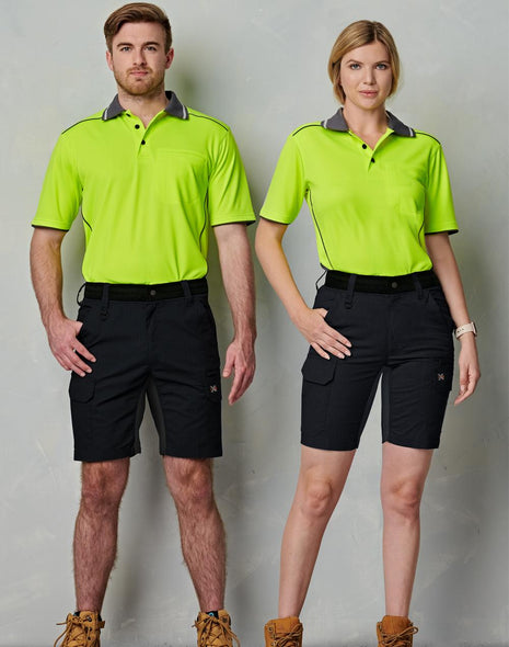 Rip-Stop Poly / Cotton Stretch Work Shorts (WS-WP25)