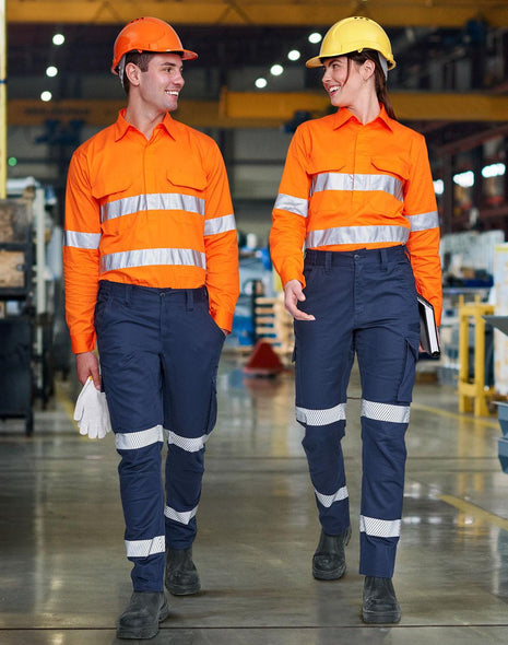 Unisex Cotton Stretch Ripstop Segmented Work Pants (WS-WP26HV)