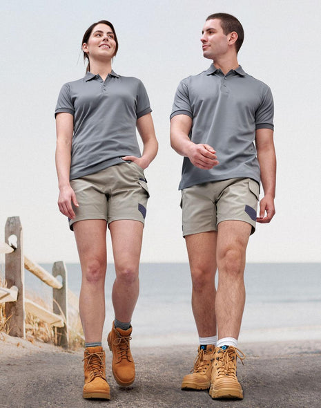 Unisex Cotton Stretch Drill Short Work Shorts (WS-WP29)