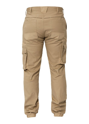 Mens Stretch Cargo Pants with Elasticised Hem (NC-WP4018)