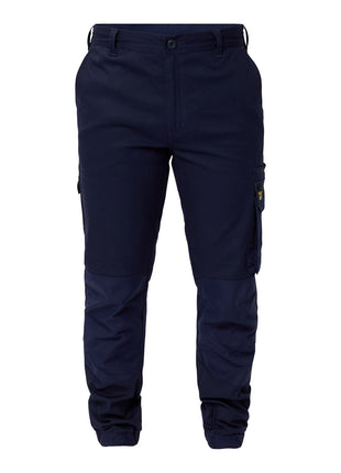 Mens Stretch Cargo Pants with Elasticised Hem (NC-WP4018)