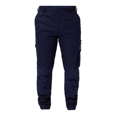 Mens Stretch Cargo Pants with Elasticised Hem (NC-WP4018)