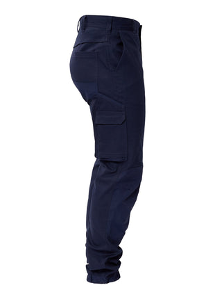 Mens Stretch Cargo Pants with Elasticised Hem (NC-WP4018)