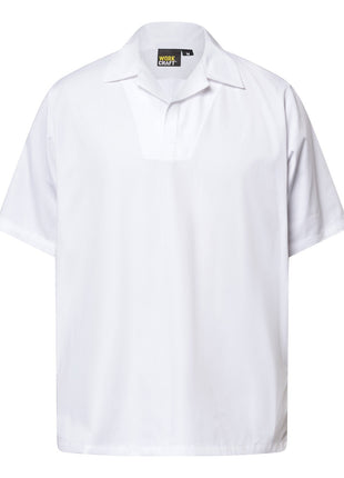 Short Sleeve Food Industry Jacshirt with Modesty Insert (NC-WS6071)