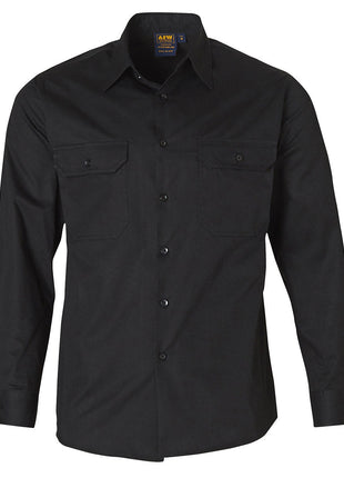 Cool-Breeze Long Sleeve Cotton Work Shirt (WS-WT02)