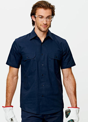 Drill Shirt Pocket Pen Holder Short Sleeve (WS-WT03(WDS/S))