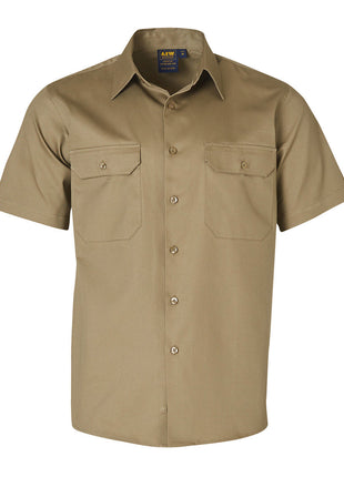 Drill Shirt Pocket Pen Holder Short Sleeve (WS-WT03(WDS/S))