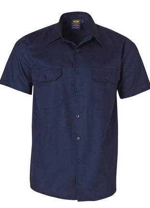 Drill Shirt Pocket Pen Holder Short Sleeve (WS-WT03(WDS/S))