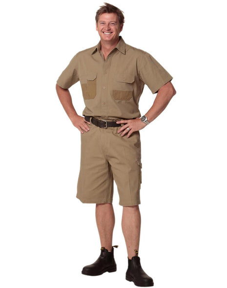 Fine Duck Weave Dura-Wear Short Sleeve Work Shirt (WS-WT05)