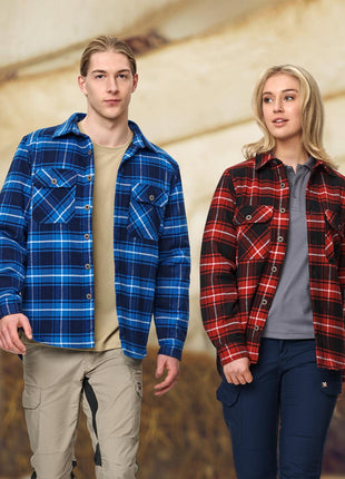 Adults Quilted Flannel Shirt (WS-WT07)