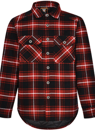 Adults Quilted Flannel Shirt (WS-WT07)
