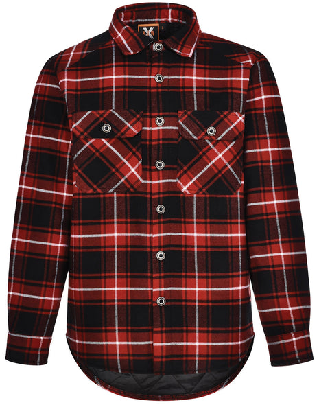 Adults Quilted Flannel Shirt (WS-WT07)