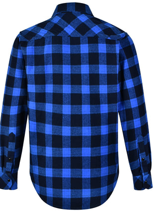 Unisex Flannel Plaid Shirt (WS-WT11)