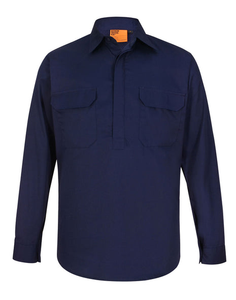Cool-Breeze Closed Front Long Sleeve Work Shirt (WS-WT12)