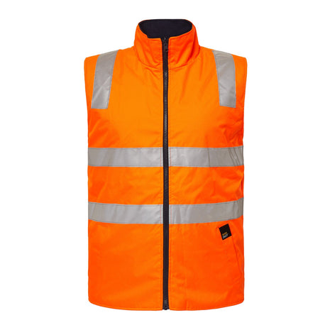 Hi Vis Reversible Fleece Vest with Reflective Tape (NC-WW9014)