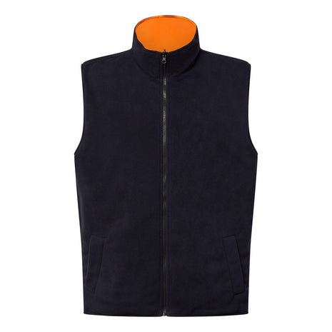 Hi Vis Vic Rail Reversible Fleece Vest with Reflective Tape (NC-WW9021)