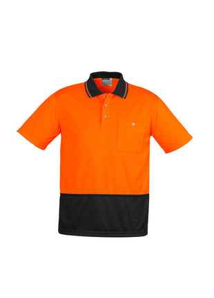 Unisex Hi Vis Basic Spliced Polo - Short Sleeve (BZ-ZH231)