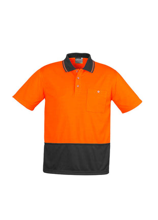 Unisex Hi Vis Basic Spliced Polo - Short Sleeve (BZ-ZH231)