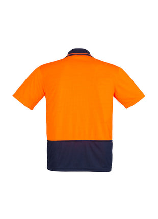 Unisex Hi Vis Basic Spliced Polo - Short Sleeve (BZ-ZH231)