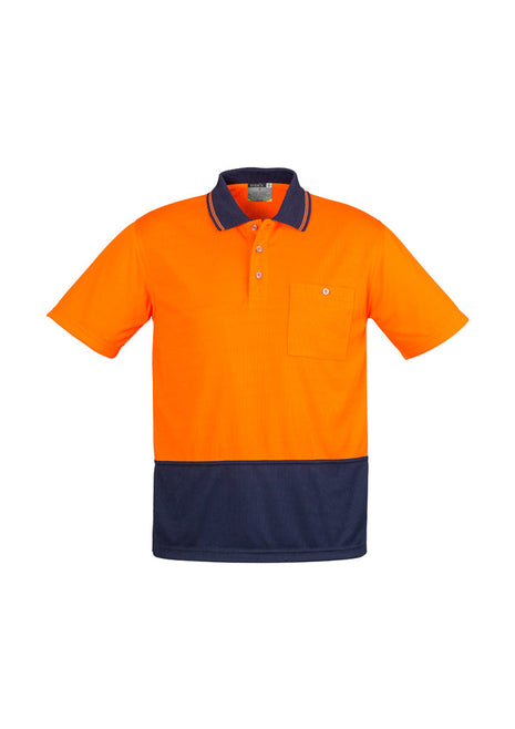 Unisex Hi Vis Basic Spliced Polo - Short Sleeve (BZ-ZH231)