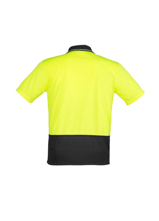 Unisex Hi Vis Basic Spliced Polo - Short Sleeve (BZ-ZH231)